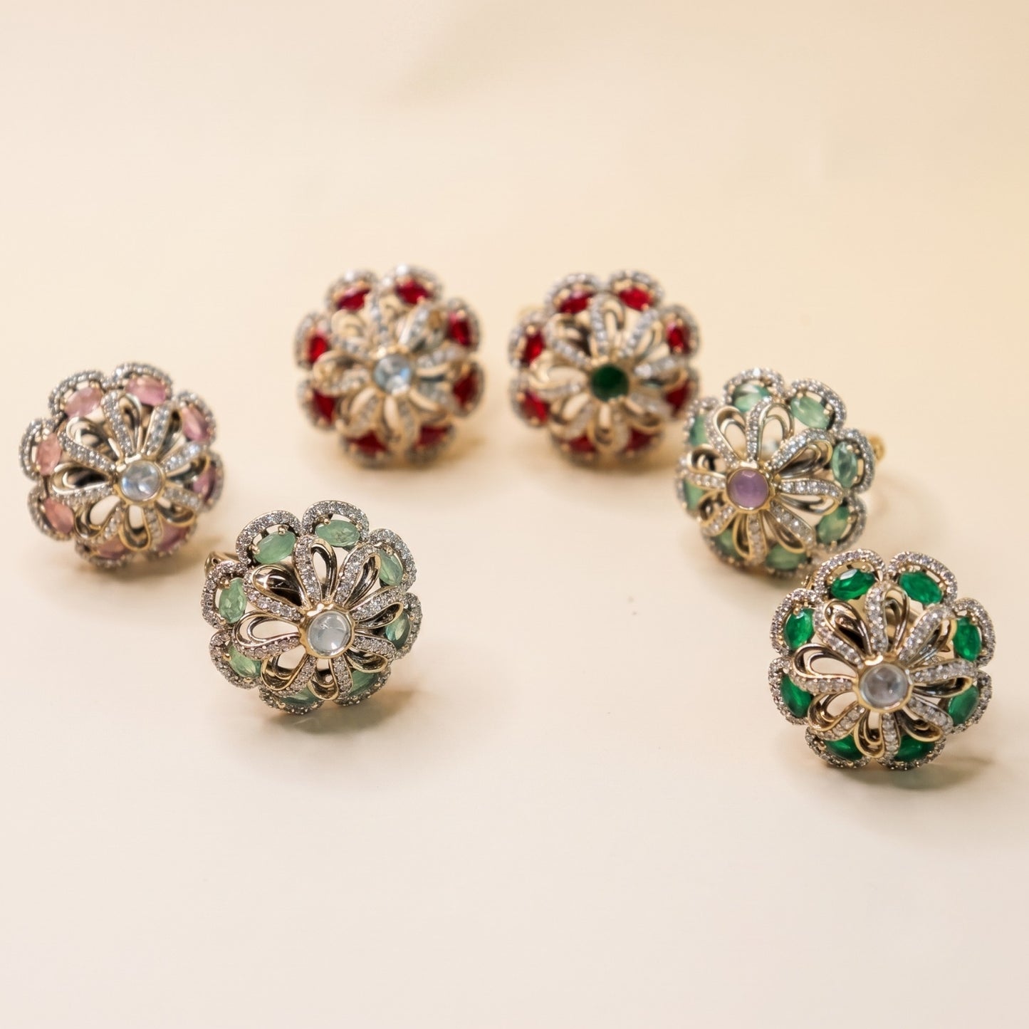 Floral Dome Occasional Ring