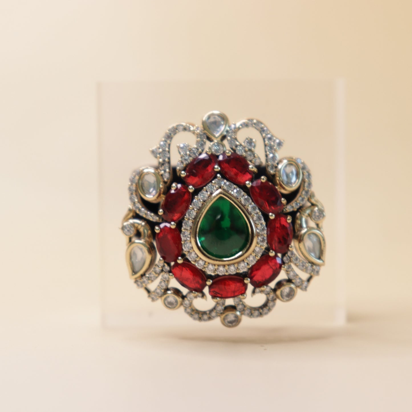 Regal Teardrop Occasional Ring