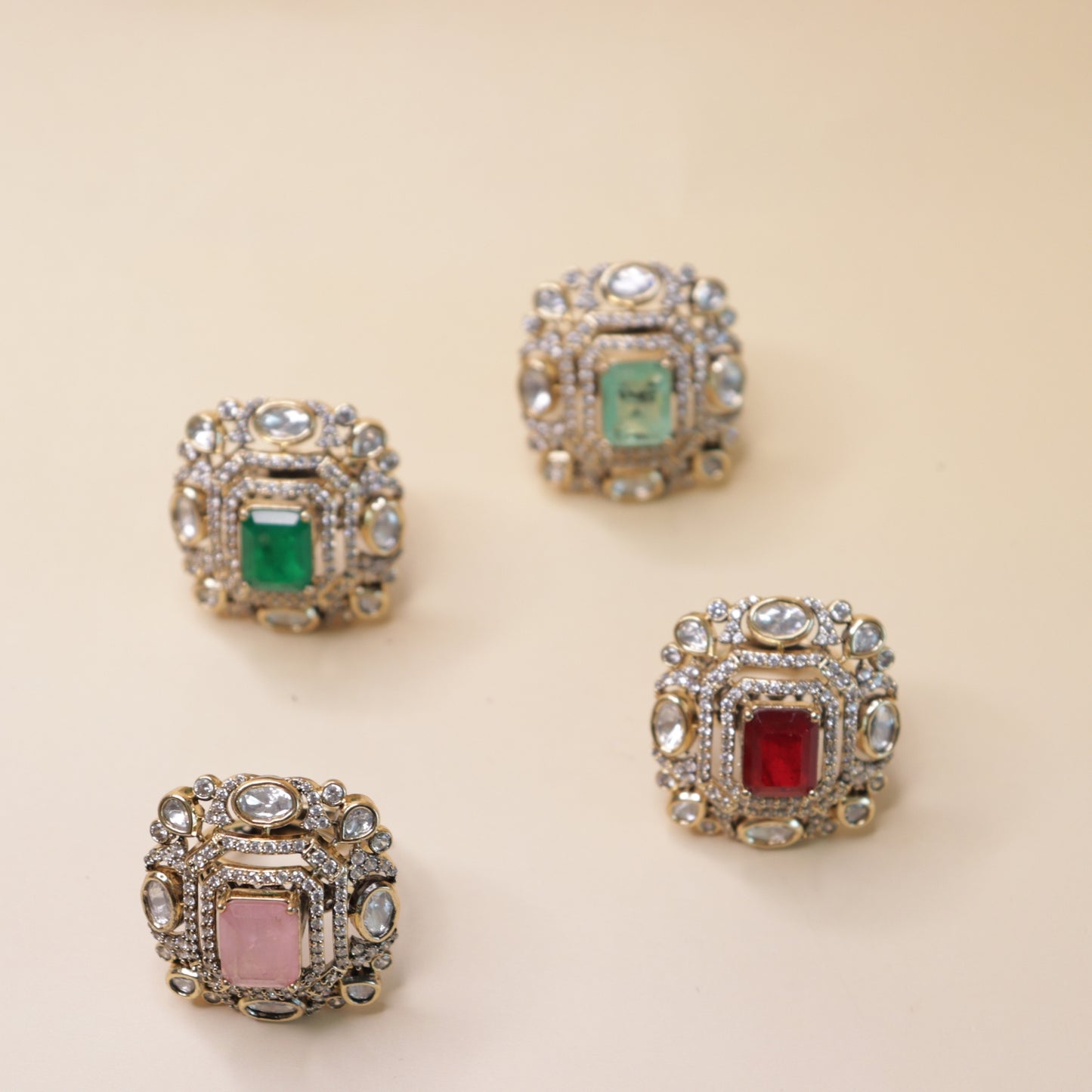Polki Statement Ring