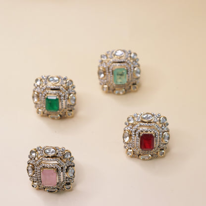Polki Statement Ring