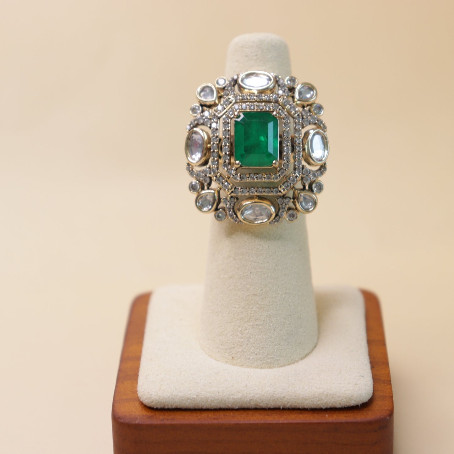 Polki Statement Ring