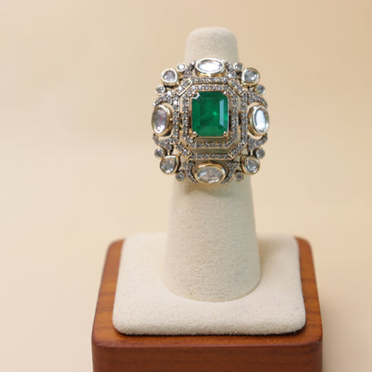 Polki Statement Ring