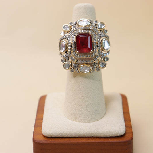 Polki Statement Ring