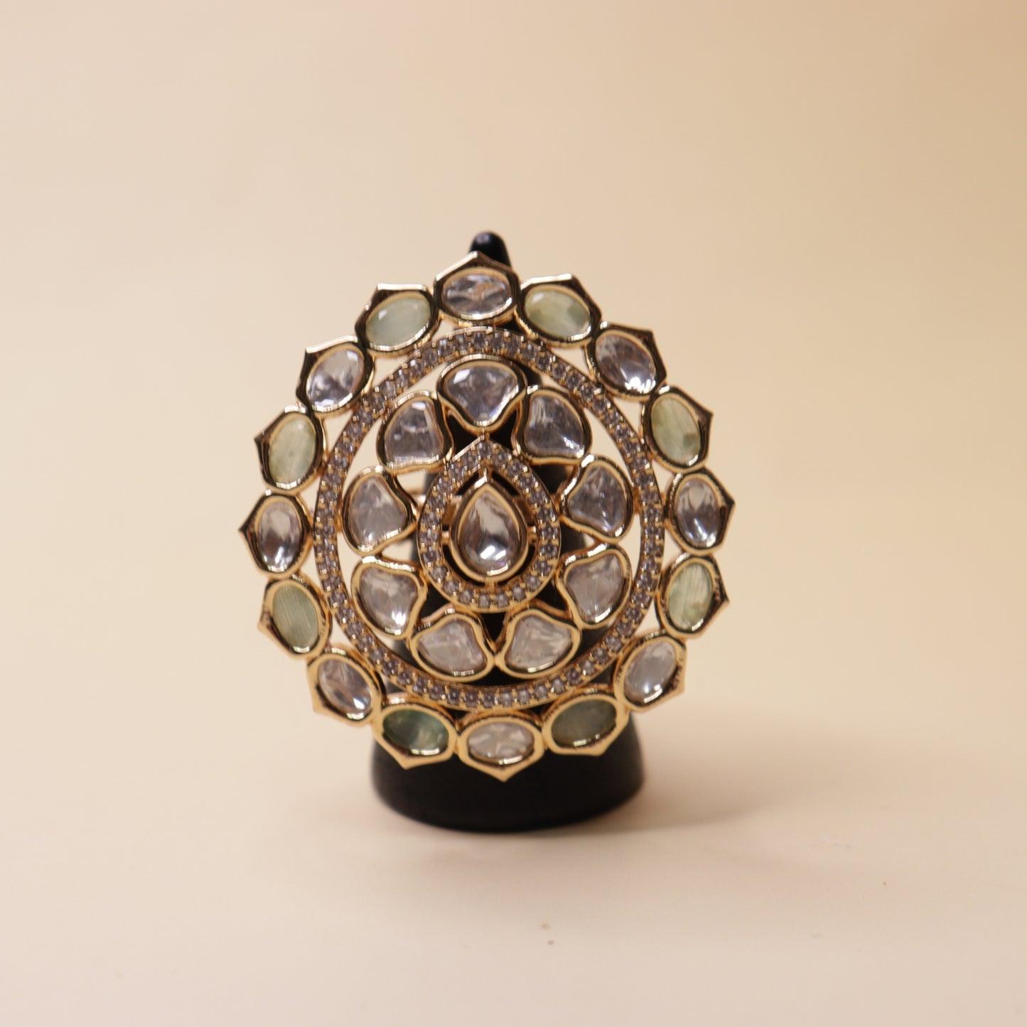 Imperial Polki Mandala Ring