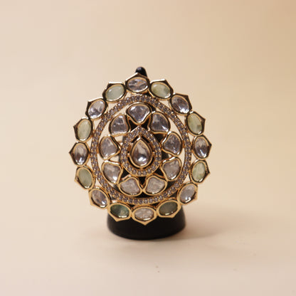 Imperial Polki Mandala Ring