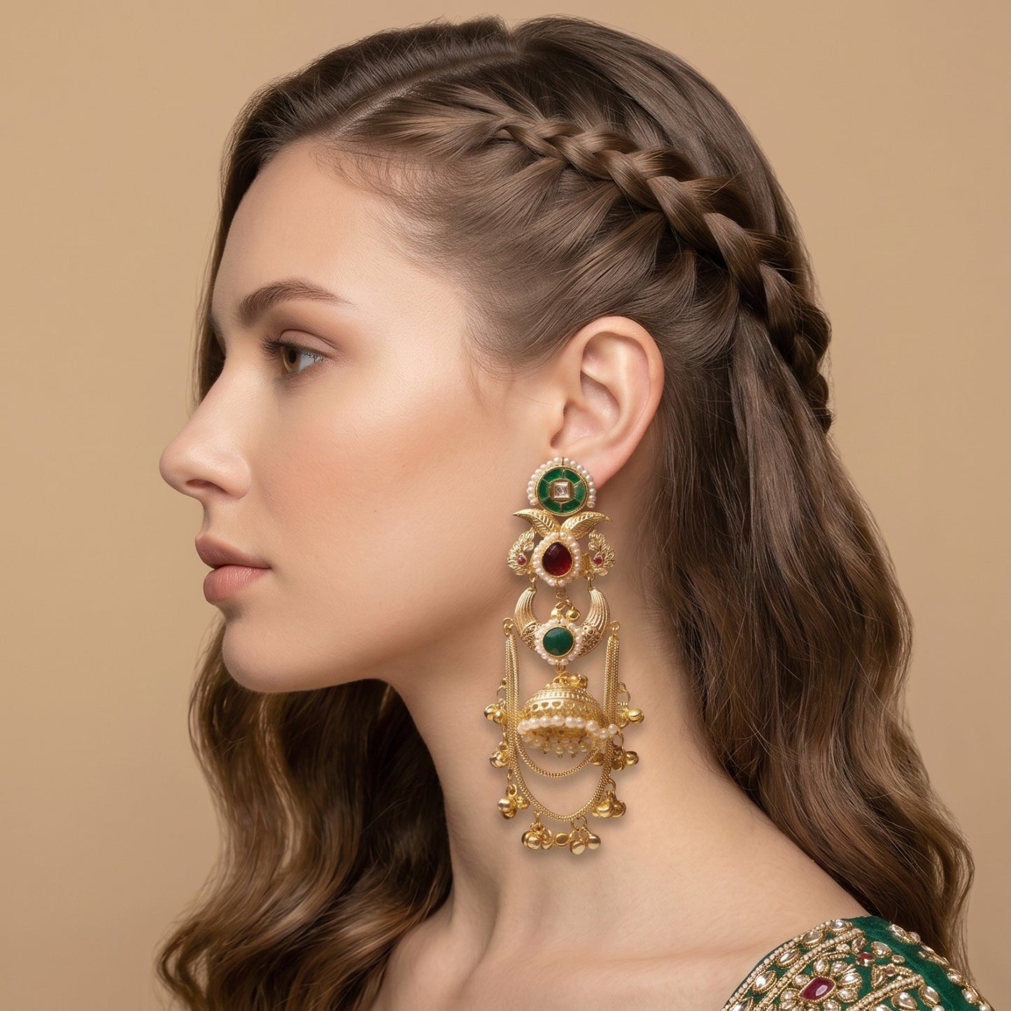 Shahi Kashmiri Earrings