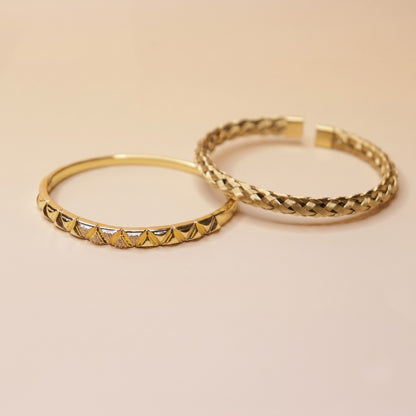 Golden Duo Elegance Bracelet