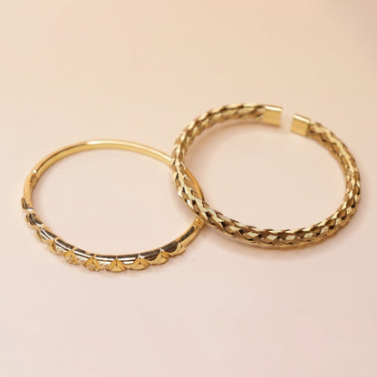 Golden Duo Elegance Bracelet