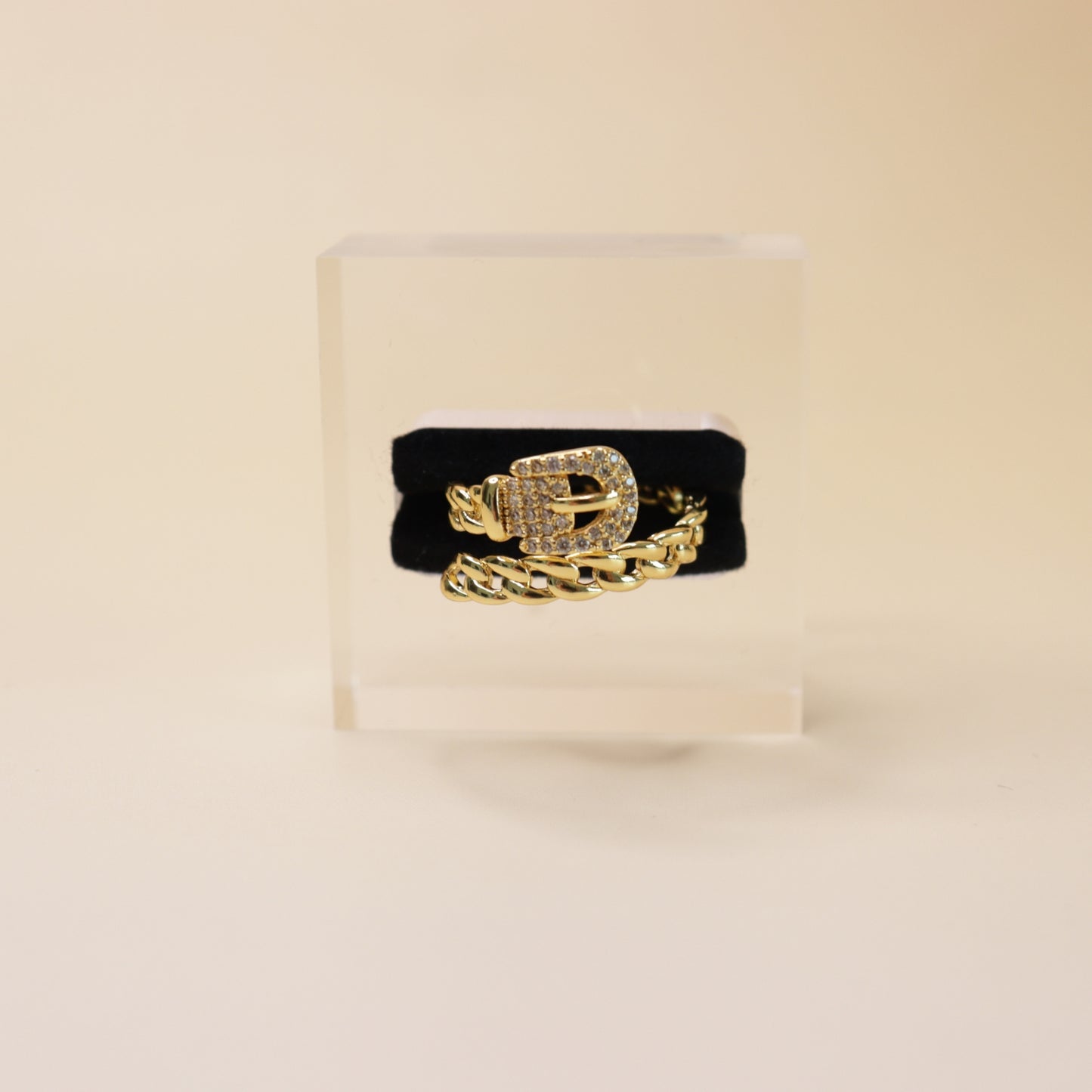 Urban Chain Belt Ring