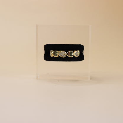 Interlocking Heart Ring