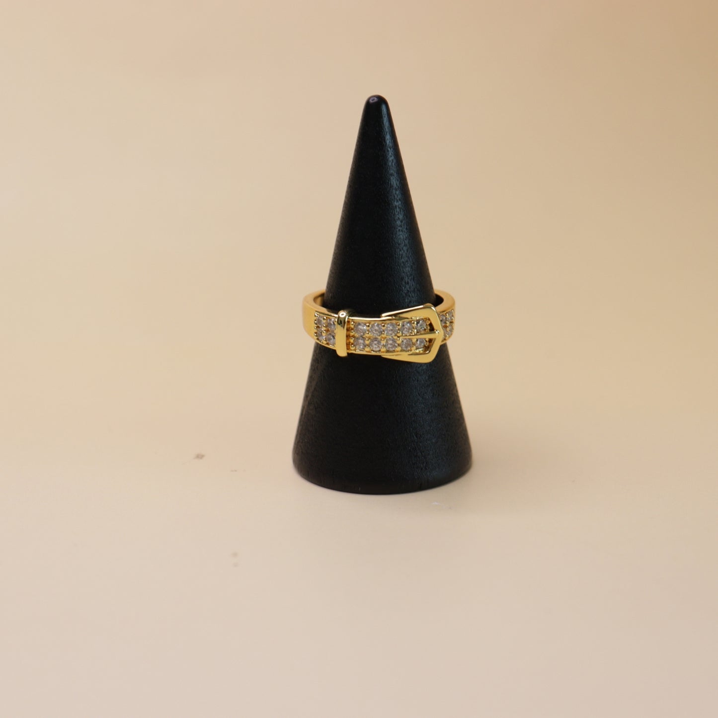 Crystal Buckle Ring