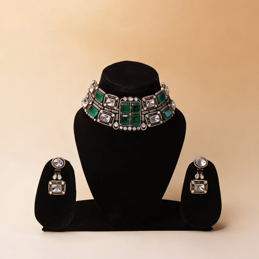 Lazawal Blue Crystal Set