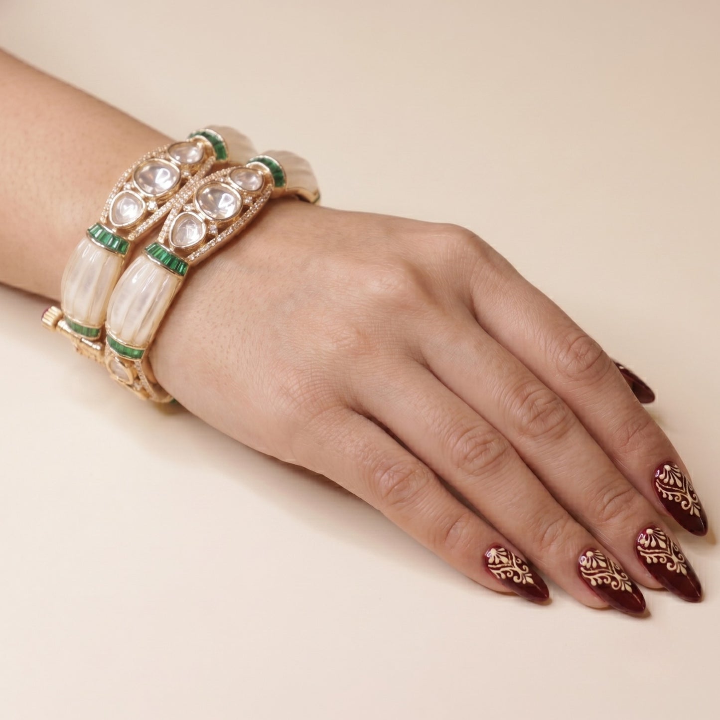 Chandni Kundan Bangles