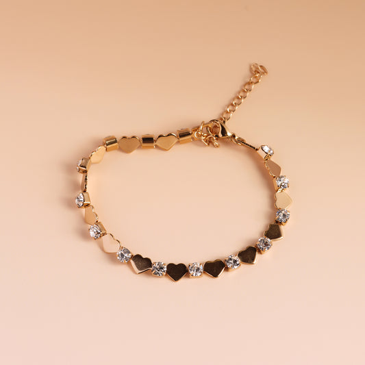 Heart Spark Gold Bracelet