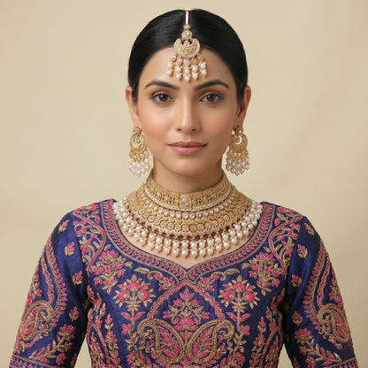 Nayab Pearl Choker Set