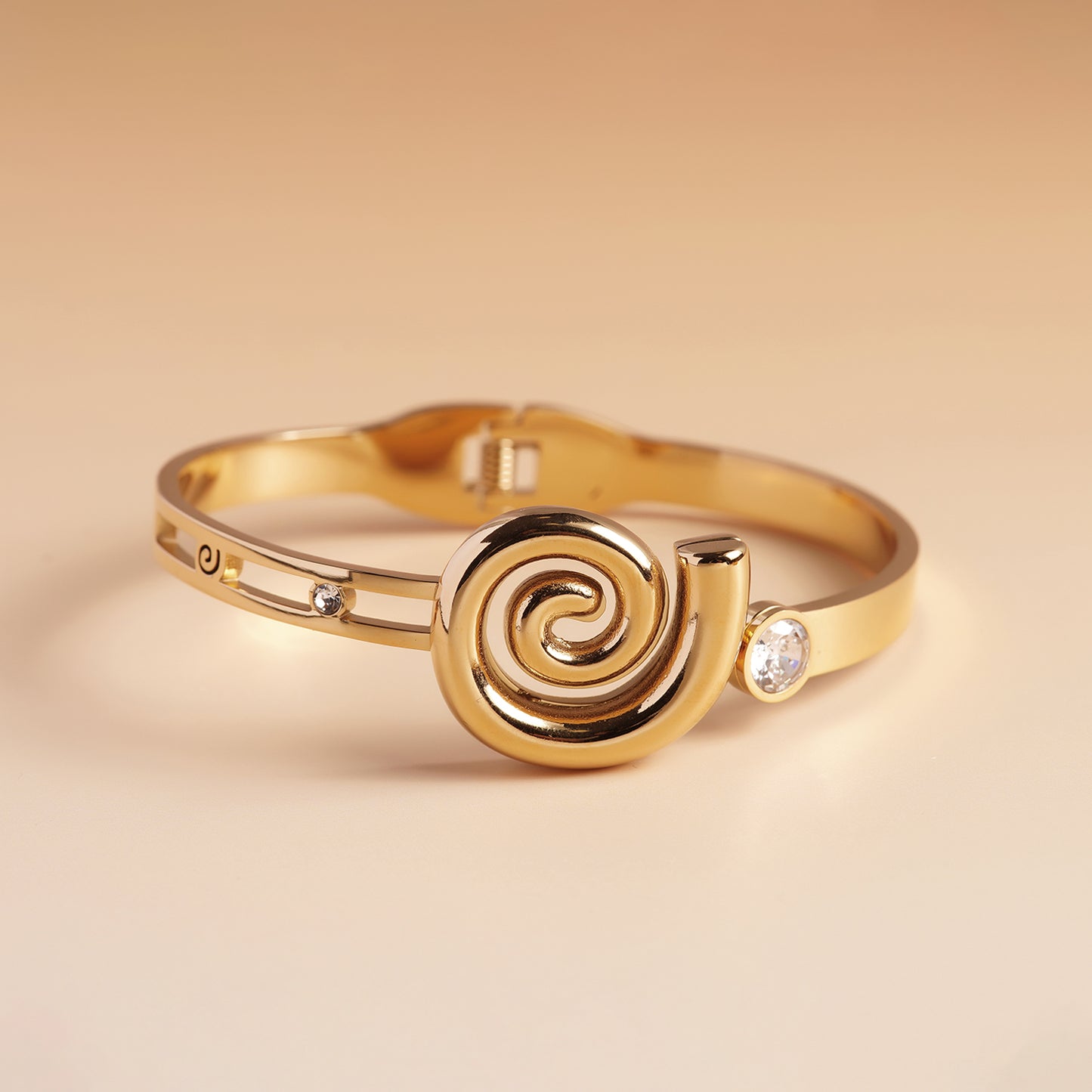 Twist Gold Cuff Bracelet