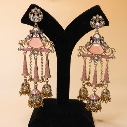 Kashmir Kundan Tassel Earrings