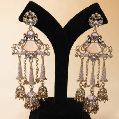Kashmir Kundan Tassel Earrings