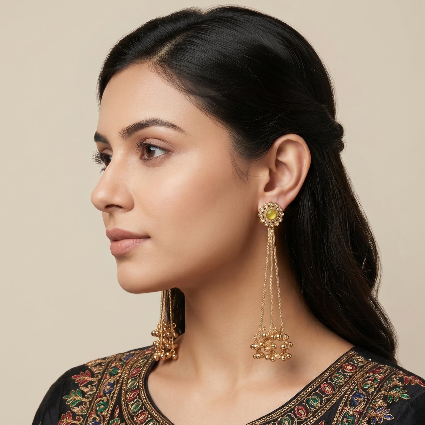 Noor-e-Zard  Earrings