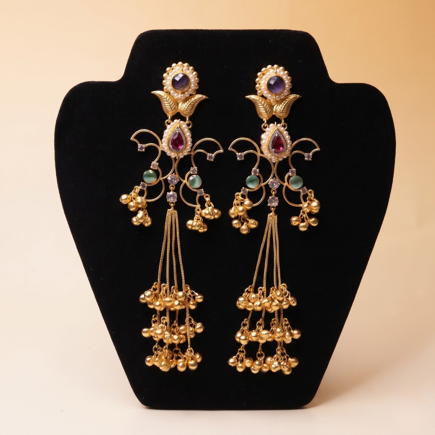 Royal Pear Earrings