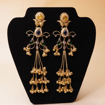 Royal Pear Earrings