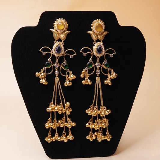 Royal Pear Earrings