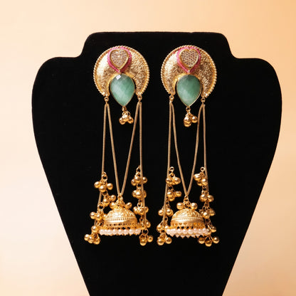 Zareen Pearl Tassel Earrings