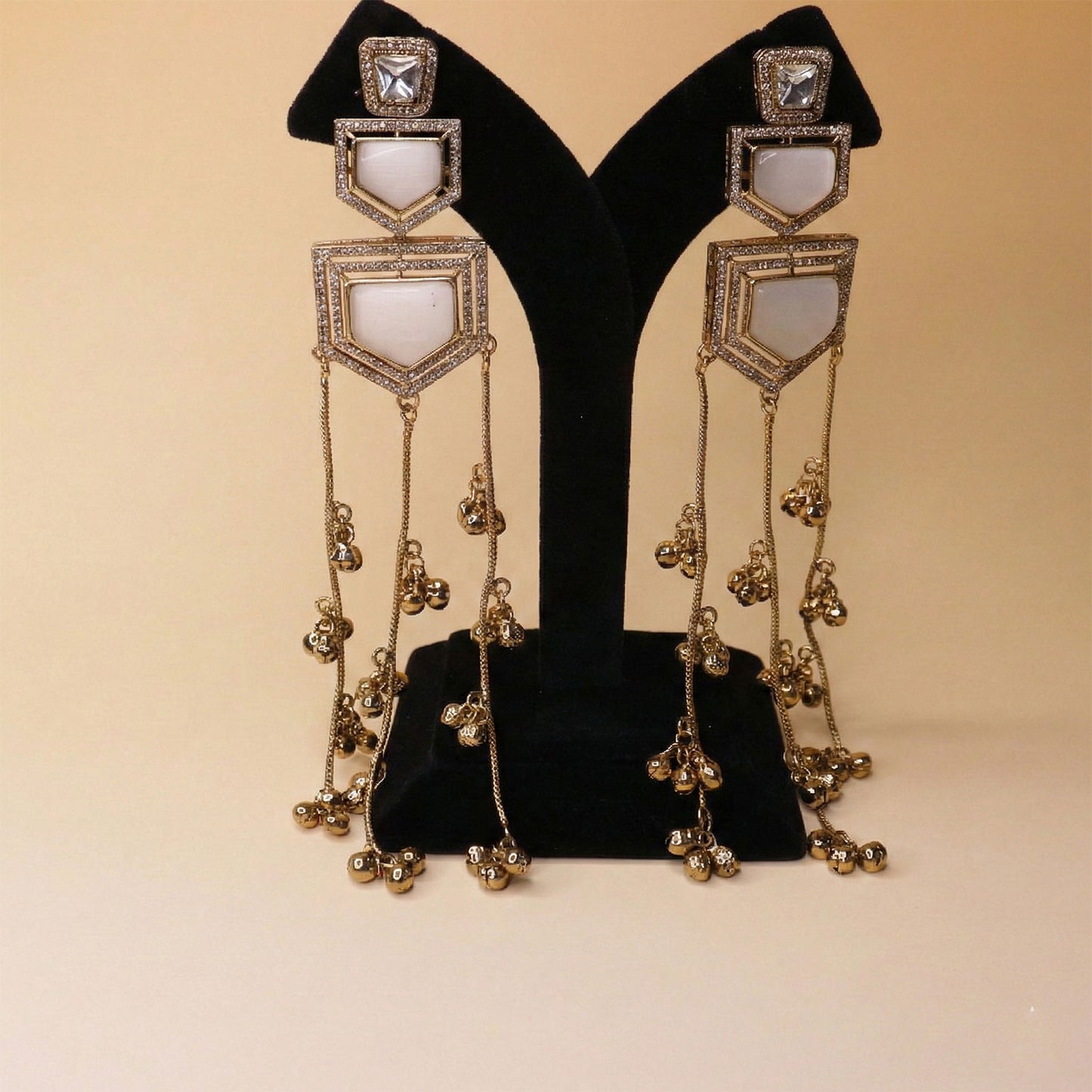 Pastel Prism Heritage Traditional Earrings