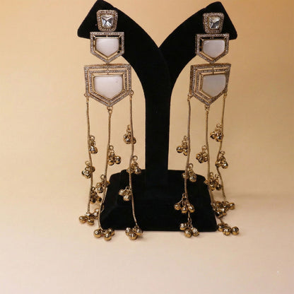 Pastel Prism Heritage Traditional Earrings