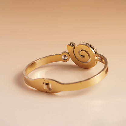 Twist Gold Cuff Bracelet