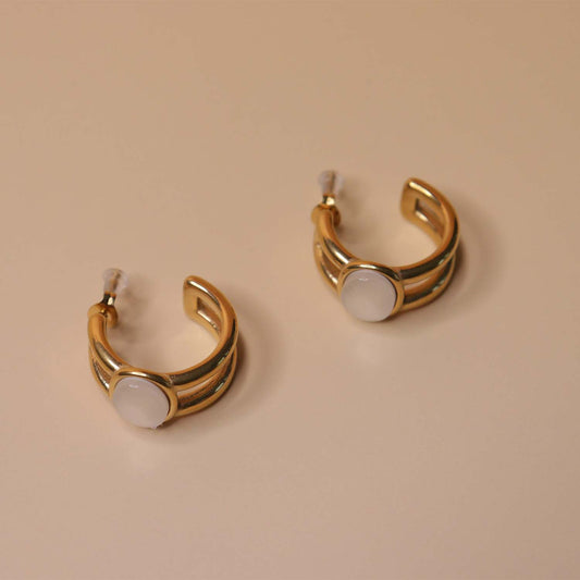 Ivory Meridian Earrings
