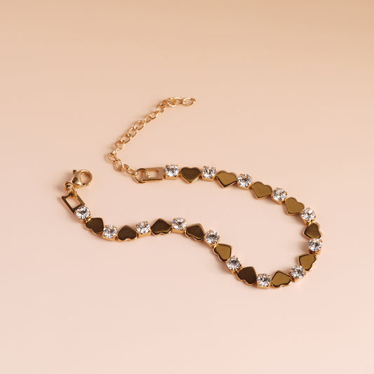 Heart Spark Gold Bracelet
