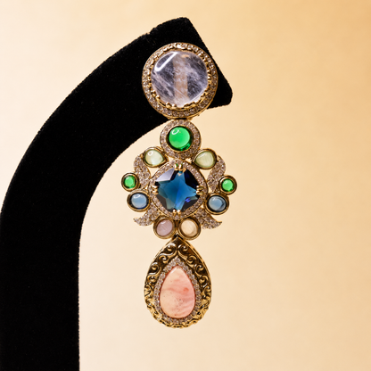 Aurora Charm Gemstone Earrings