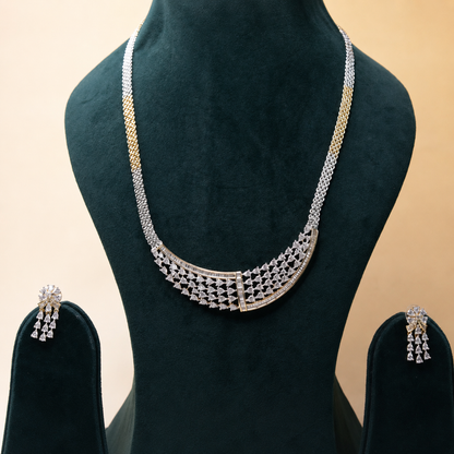 Diamond Weave CZ Set