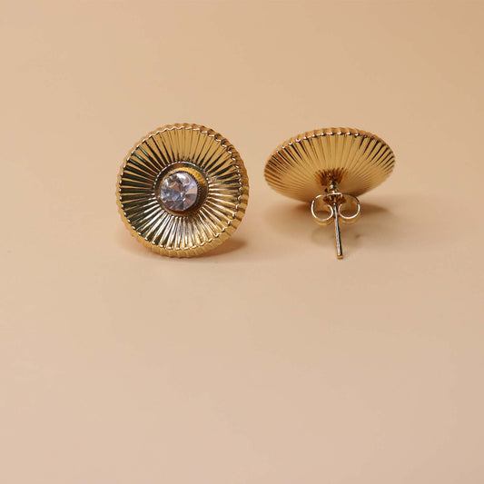 Luxe Ray Crystal Earrings