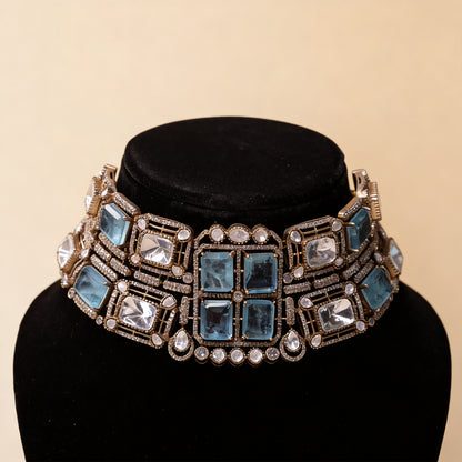 Lazawal Blue Crystal Set