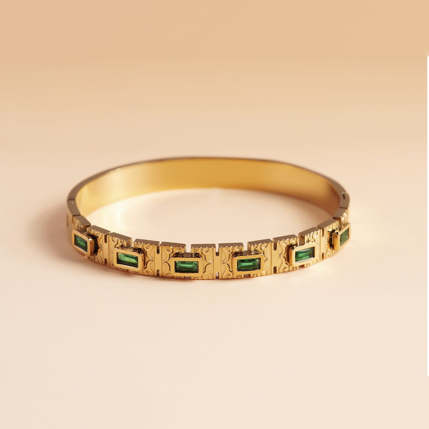 Regalia Green Bracelet Stack