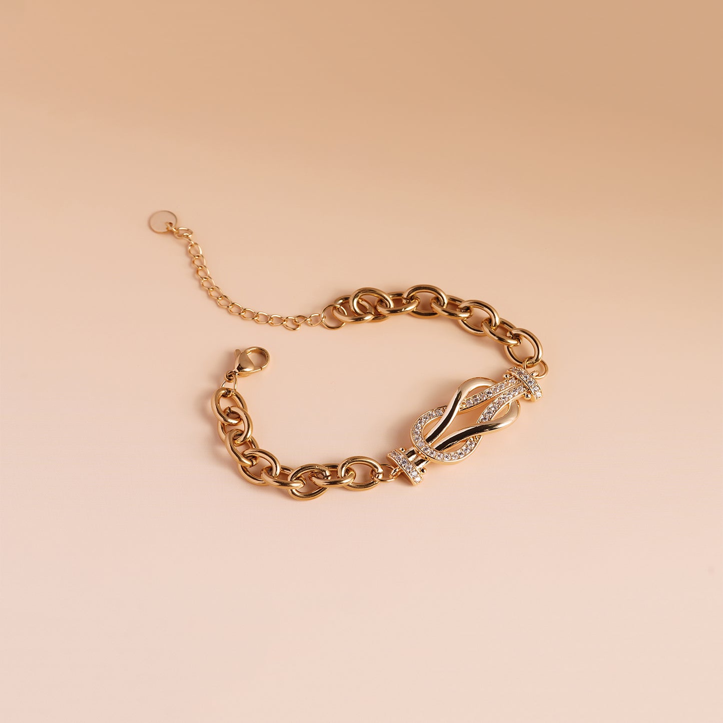 Infinity Knot Chain Bracelet