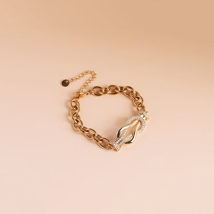 Infinity Knot Chain Bracelet