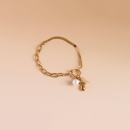 Sweetheart Fusion Pearl Bracelet