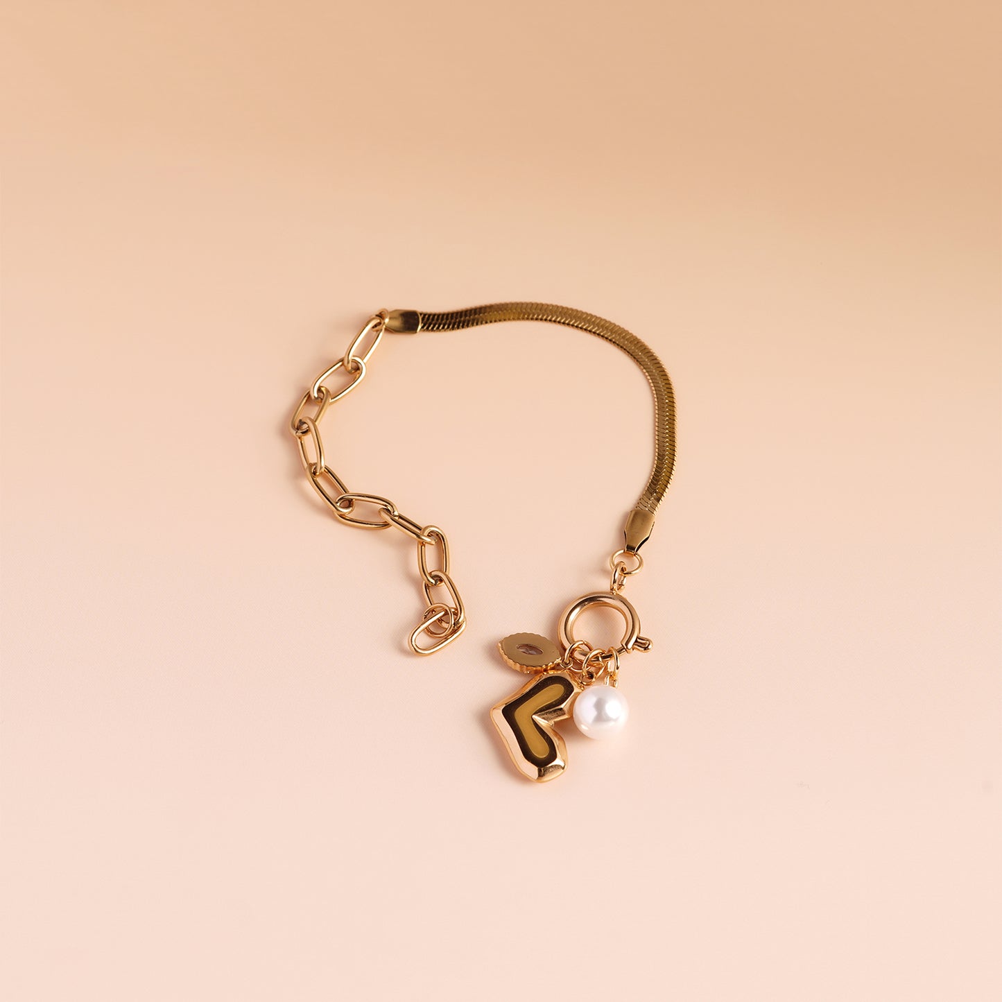 Sweetheart Fusion Pearl Bracelet