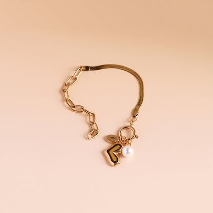 Sweetheart Fusion Pearl Bracelet