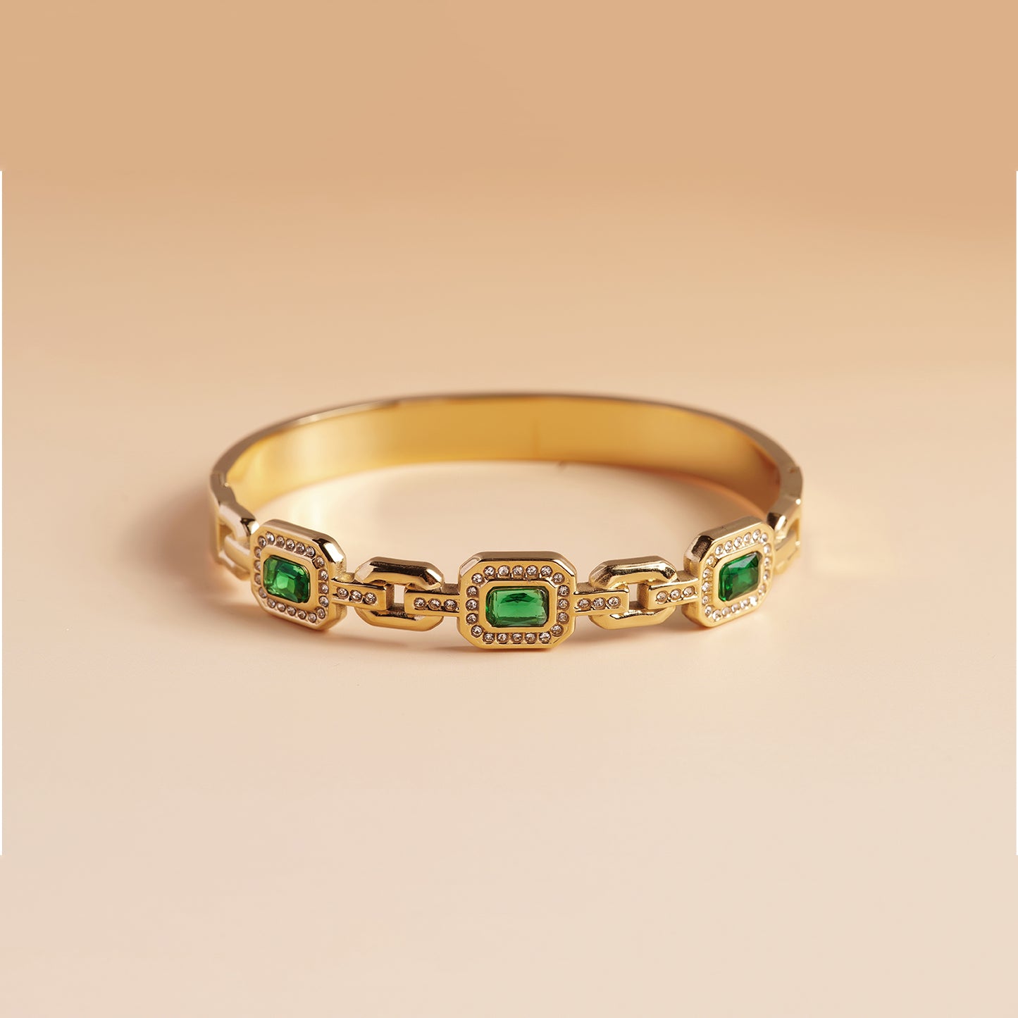 Regalia Green Bracelet Stack