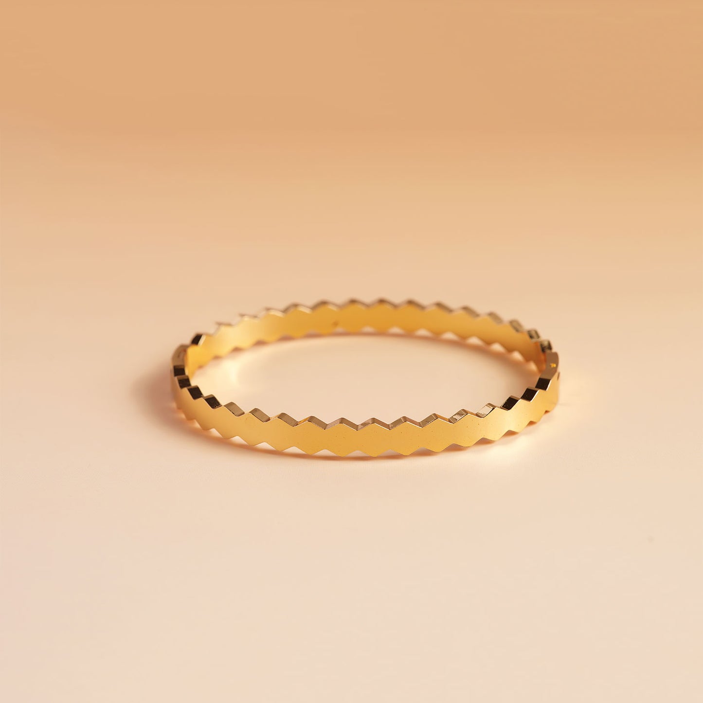 Modernist Gold-Tone Bracelet