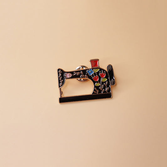 Floral Threadwork Brooch