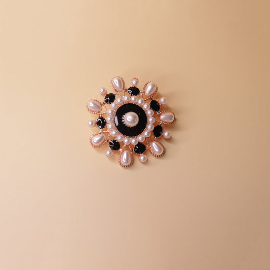 Midnight Blossom Brooch