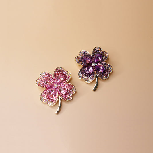 Dazzling Flora Duo Brooch