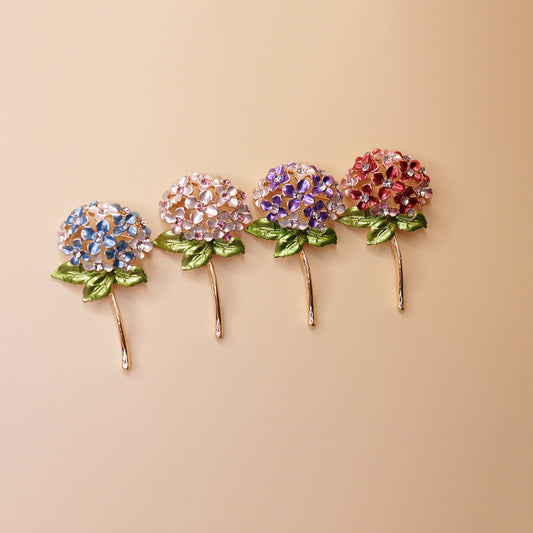 Imperial Floral Crystal Brooch