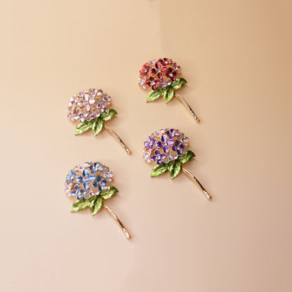 Imperial Floral Crystal Brooch