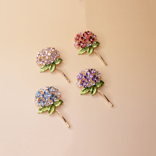 Imperial Floral Crystal Brooch